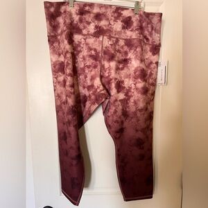 NWT Athleta Elation “Dance All Night” 7/8 printed tights